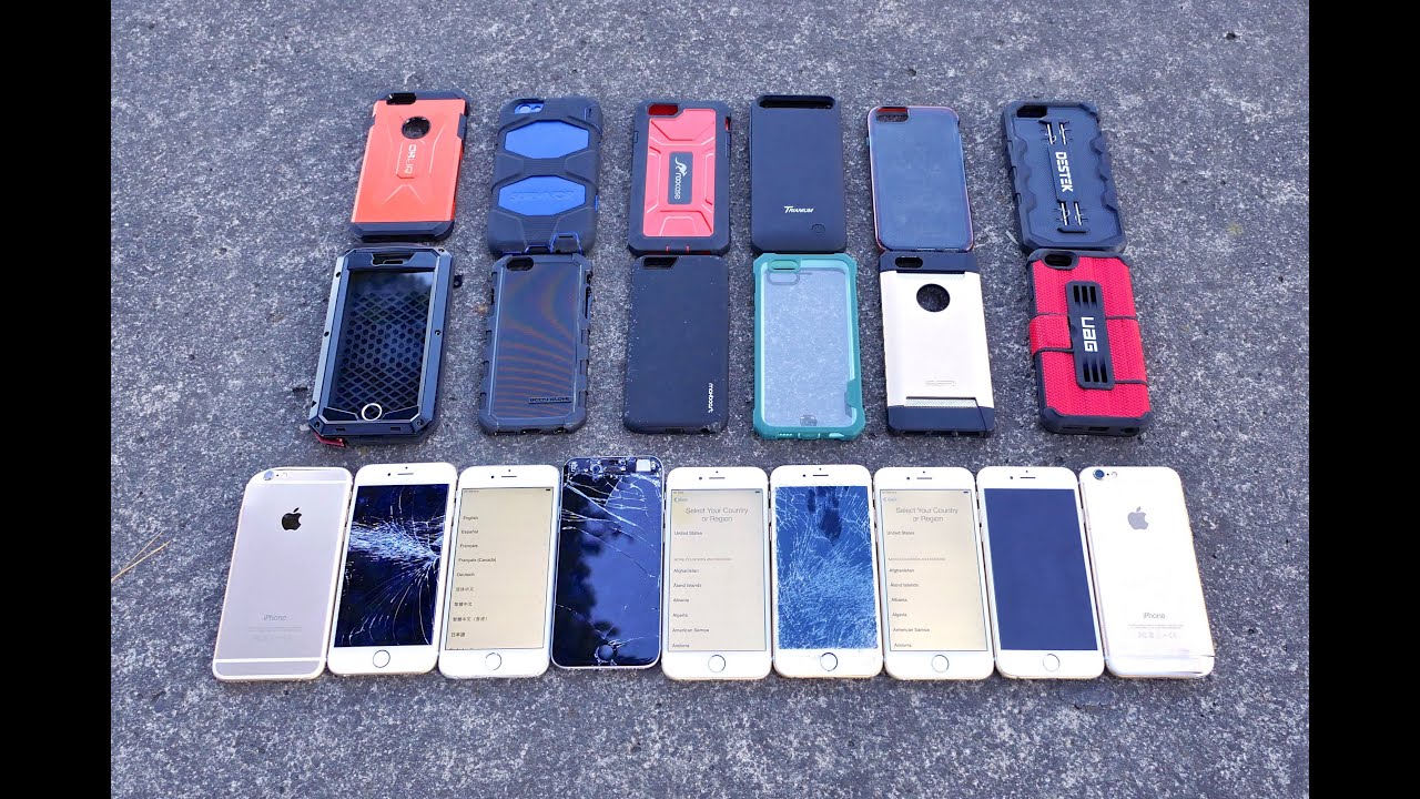 Top 12 iPhone 6S Cases Drop Test - Most Durable iPhone 6S Case?