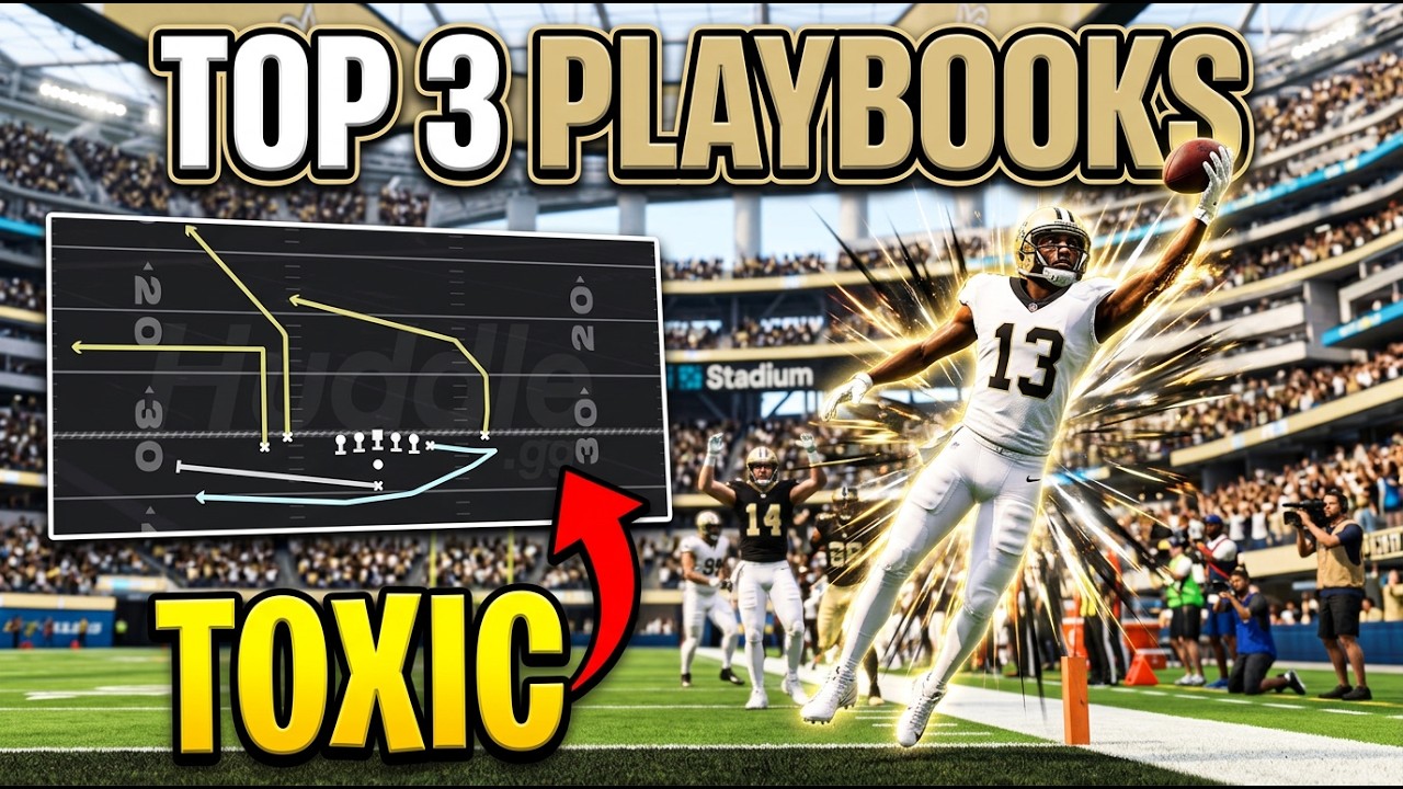 The 3 BEST Offensive Playbooks To DOMINATE Madden 27! 🔥 (USE THESE 3)