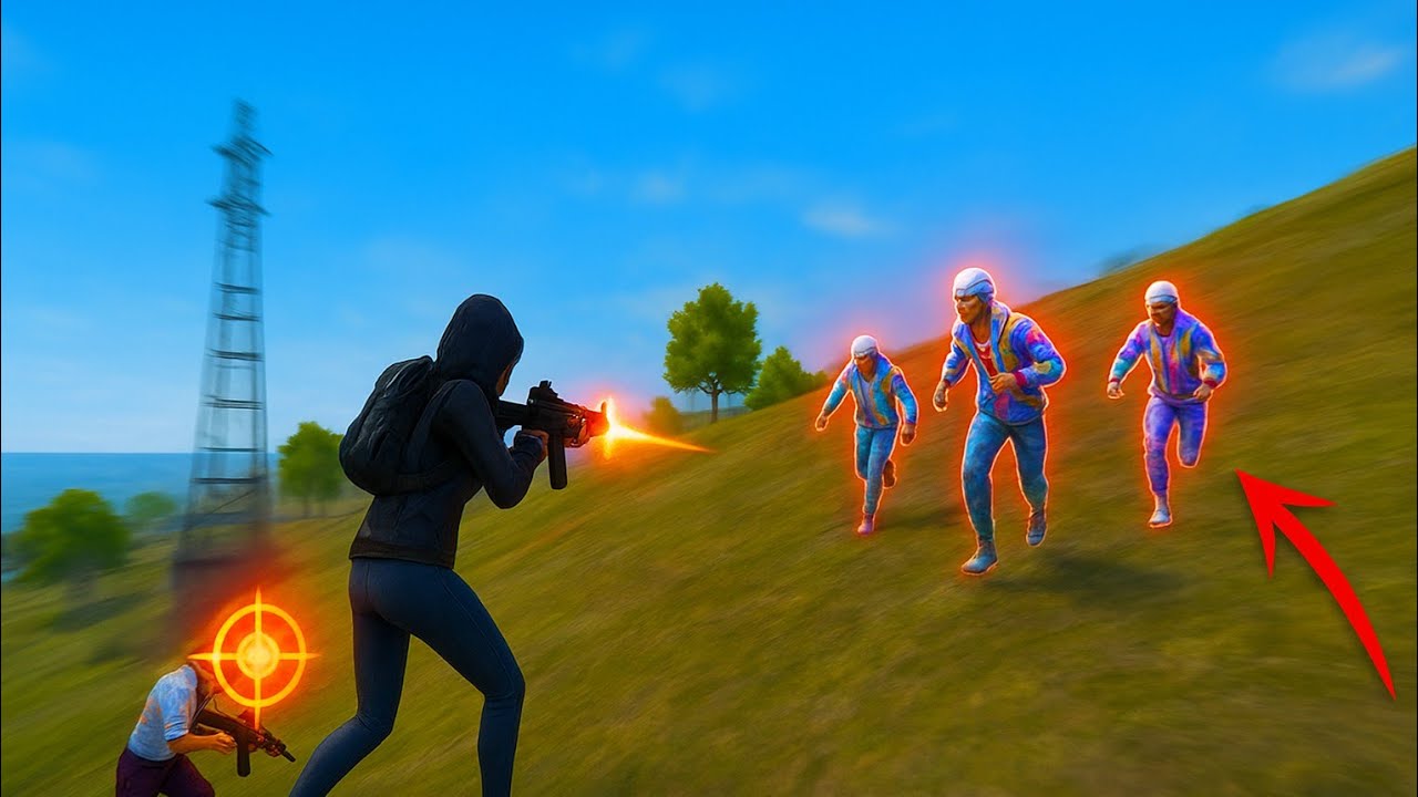 This is Crazy Headshot Fight Gameplay Free Fire🔥