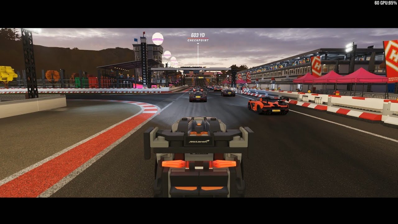 Forza Horizon 4 - LEGO Goliath Race with LEGO Senna