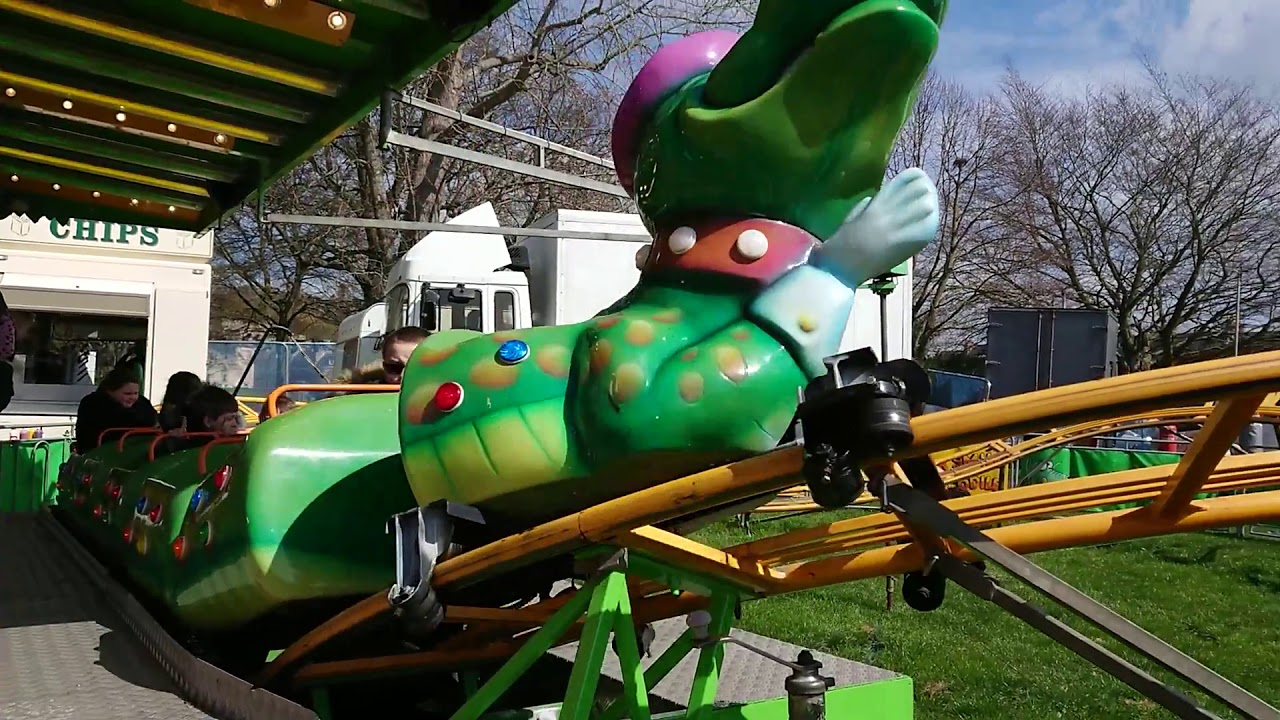 Go Gator Roller Coaster Ride At Bath Fun Fair, 6 April 2019