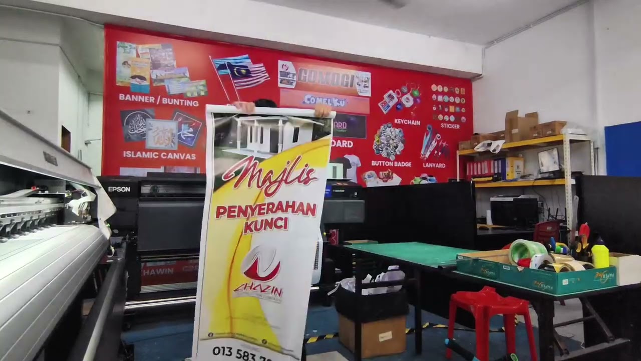 Industrial Training Video &ndash; Gomogi Printing & Advertising/GPA (UniMAP SMP29104) 