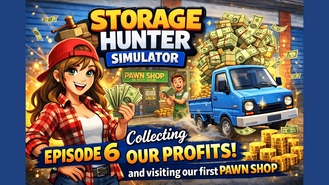 STORAGE HUNTER SIMULATOR LET'S PLAY EPISODE 6: THE PAWNSHOP STARTS PAYING OFF