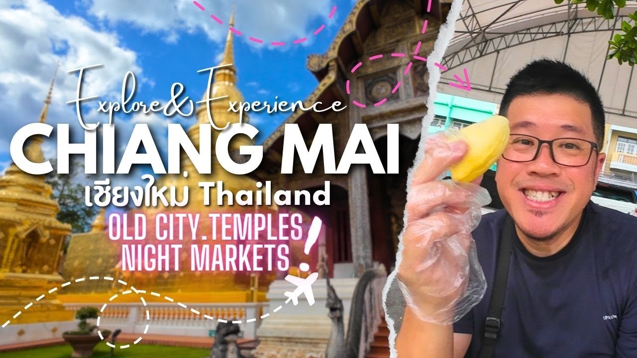 HISTORICAL CITY | Chiang Mai Thailand Ep 3 | Old City & Temples Tour | Chinatown | Night Markets