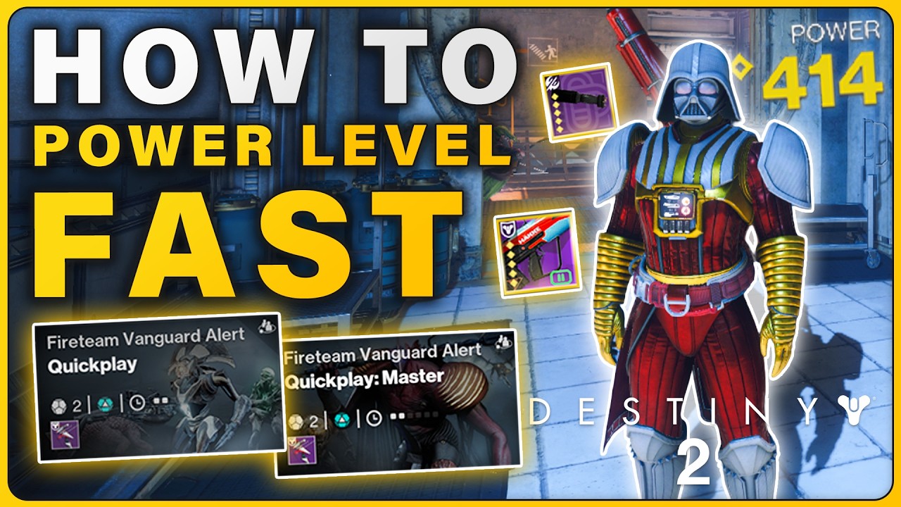 How to Power Level FAST | Power Level 10 - 550 ► Destiny 2