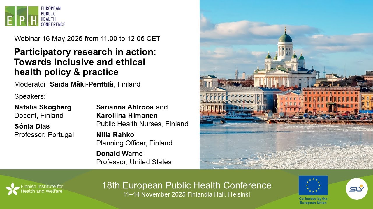 EPH2025 Webinar 2 - Participatory research in action