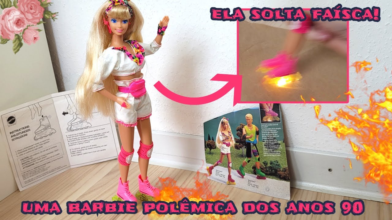 Barbie RollerBlade 1991 Review 🔥🛼 Boneca Antiga dos anos 90