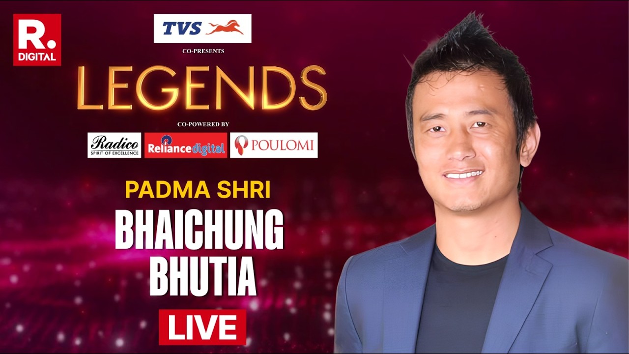 Padma Shri Bhaichung Bhutia Interview On ‘Legends’ With Arnab Goswami | Republic TV