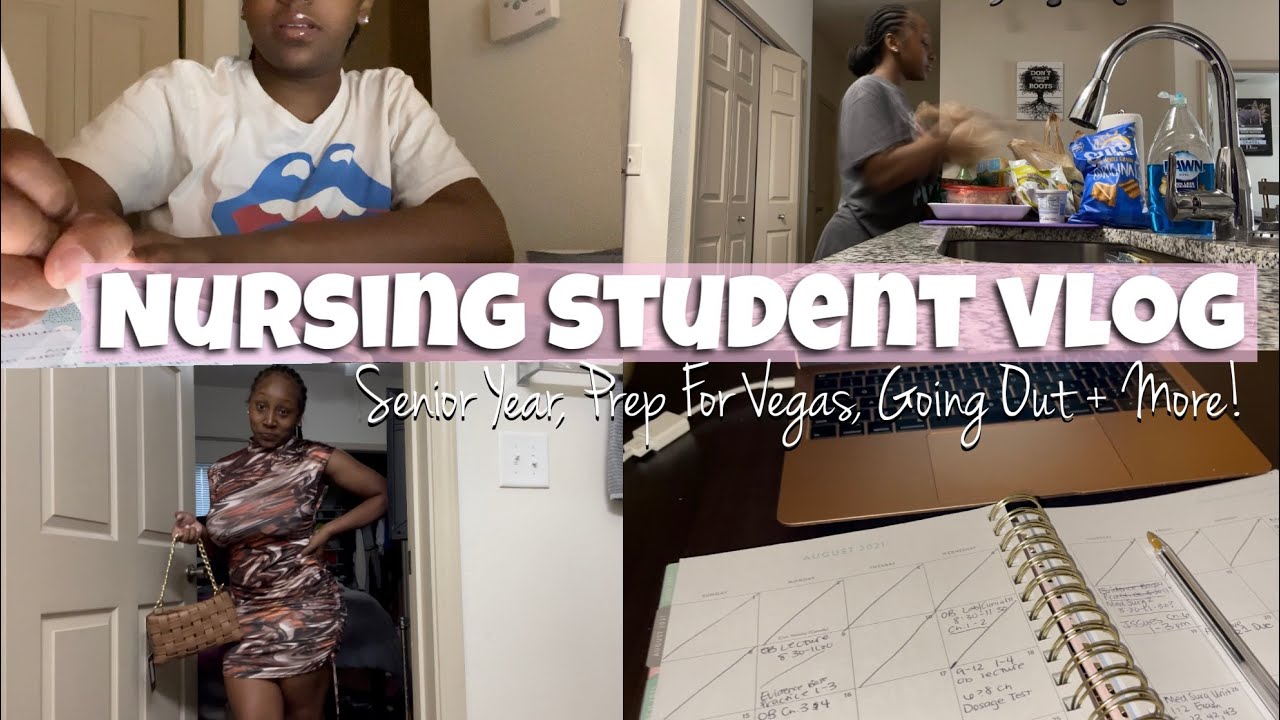 Week In The Life Of A Nursing Student: Senior Year Begins + Prep For Vegas + Going Out|TiffanyFelise