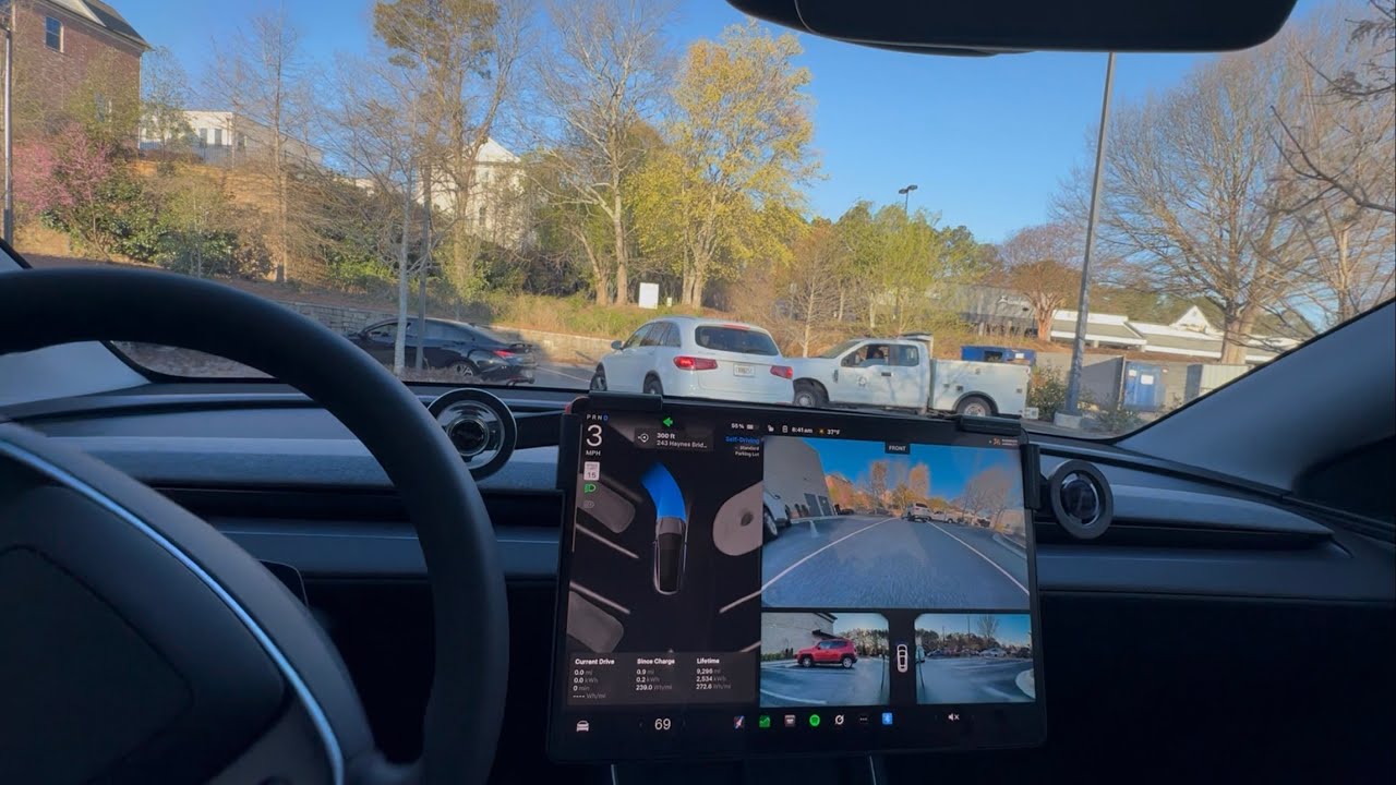 Сможет ли система FSD Tesla справиться с проездом через пункт обслуживания автомобилей?
