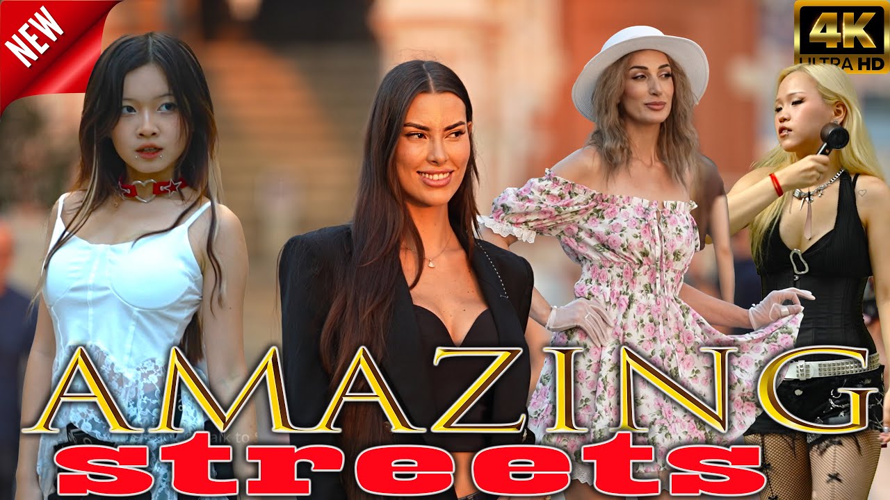 💓4K Evening walk along the beautiful streets of Moscow