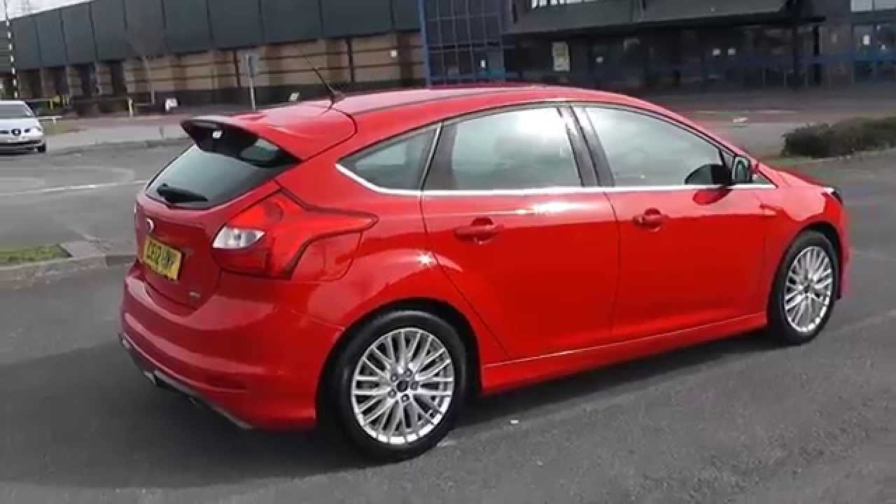 Ford Focus Zetec S (T EcoBoost) 1.6 Petrol, Manual, Red - CE12HWP Wessex Garages Newport