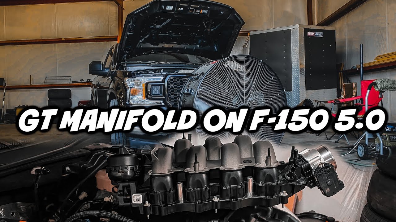 GT MANIFOLD ON F-150 5.0!