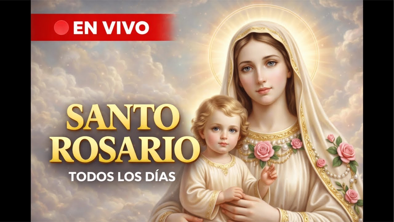 🔴EN VIVO Santo Rosario | 22 Febrero 2026 | Misterios Gloriosos