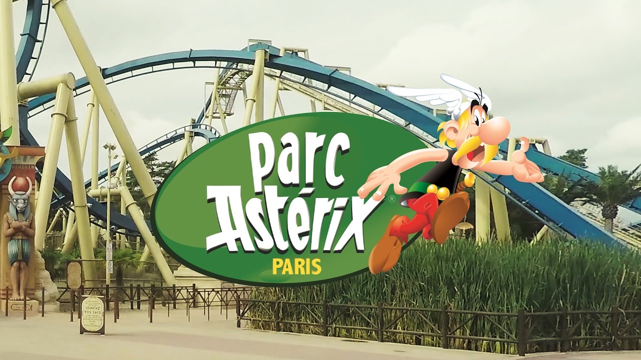 Parc Astérix (France) - Full Walking Tour 2016