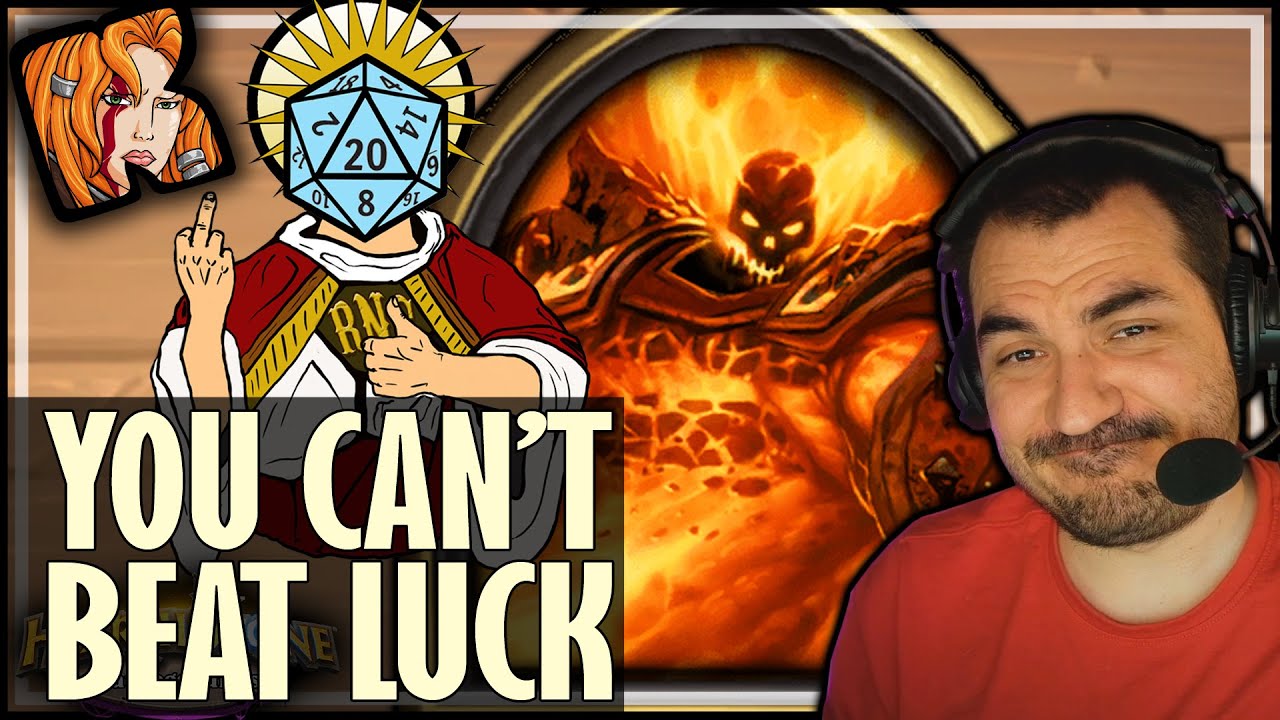 IN BGs YOU CAN NEVER BEAT LUCK! - Hearthstone Battlegrounds