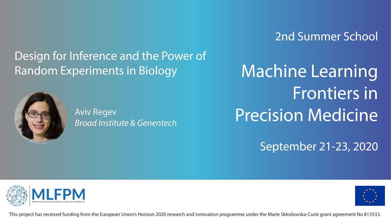 2nd MLFPM Summer School: Aviv Regev