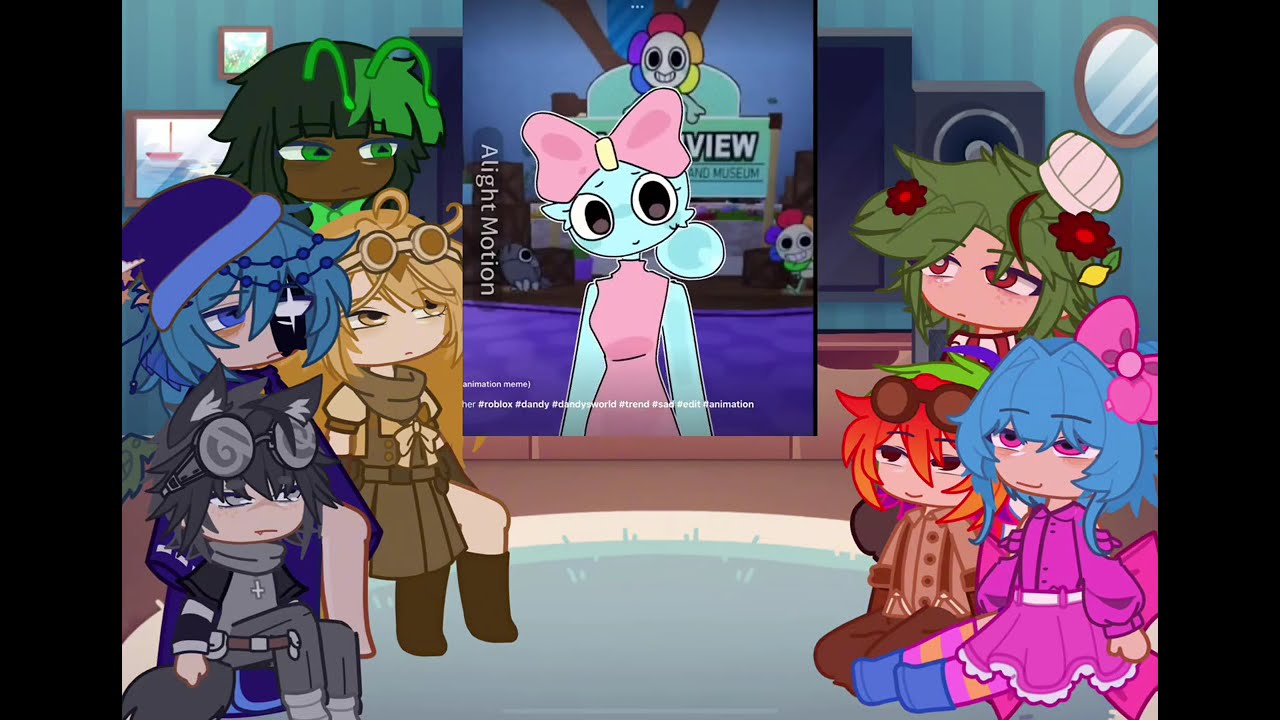 Dandy&rsquo;s world main toons + Poppy react (Pt. 2 WIP) ⚠️Non-Canon, Ships, Cringe (📺🍓, 🫧🌸, 🐚🌕, more)