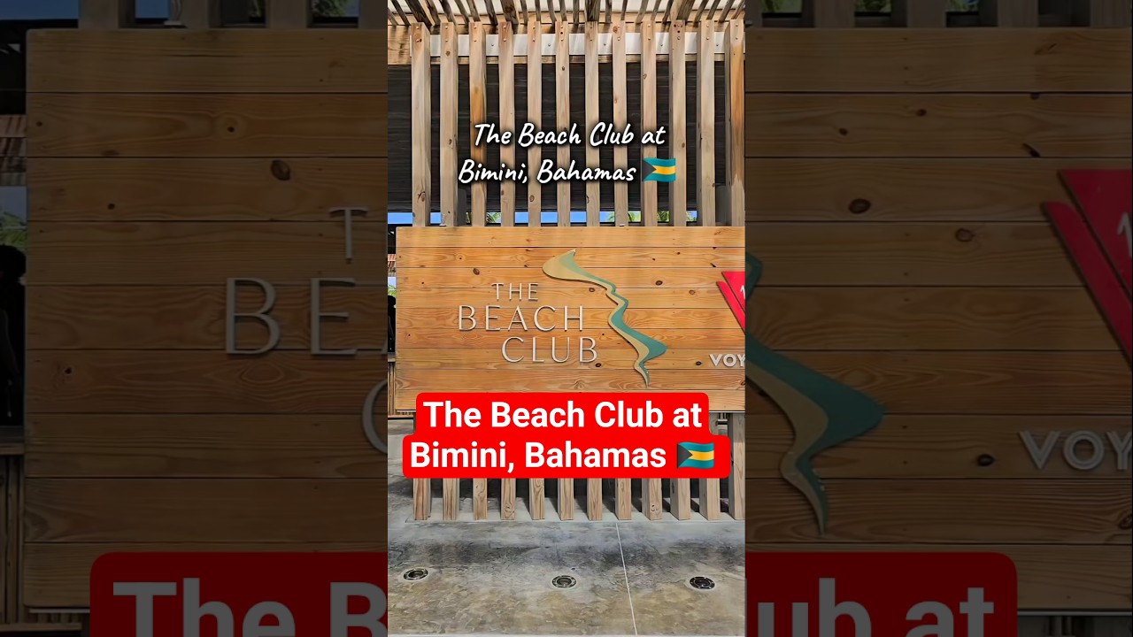 The Beach Club at Bimini, Bahamas (Virgin Voyages)
