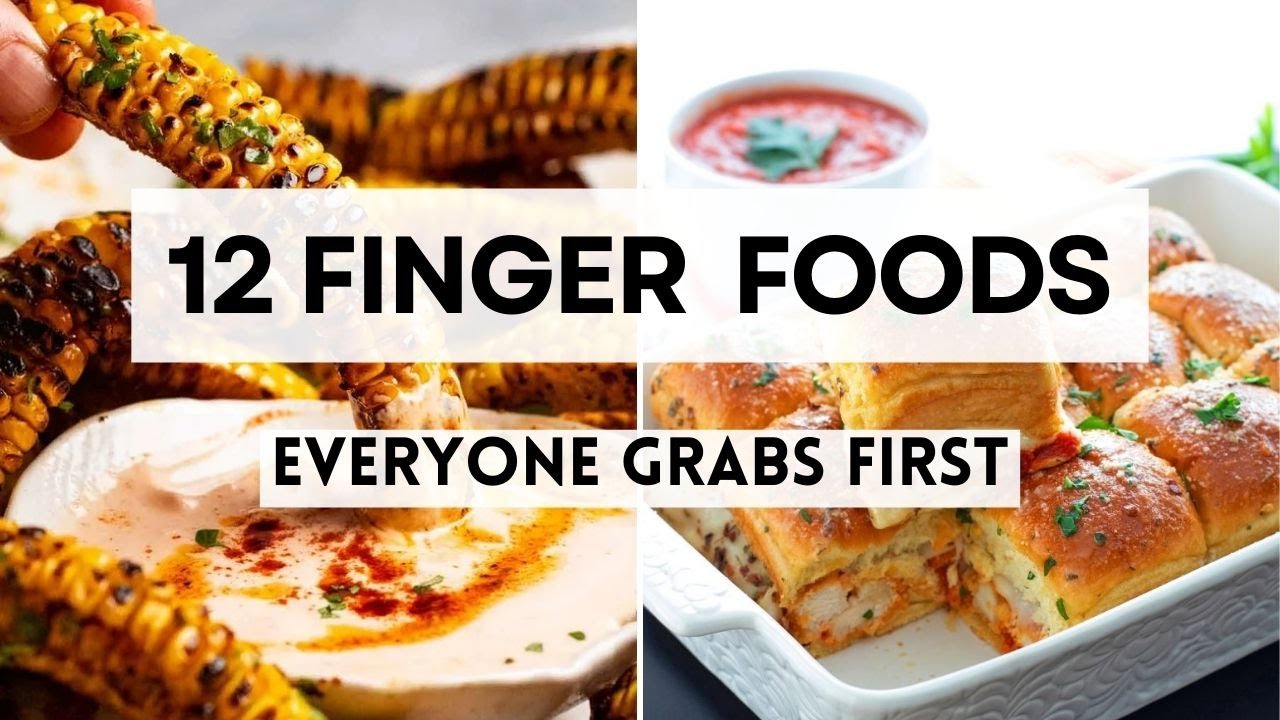 12 FINGER FOODS Everyone Grabs First | Easy College Football Appetizers #partyappetizers