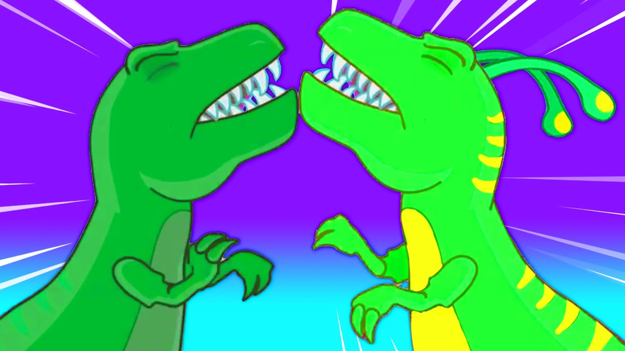 Groovy el Marciano Dibujos Infantiles | Groovy se transforma en un dinosaurio para salvar al huevo