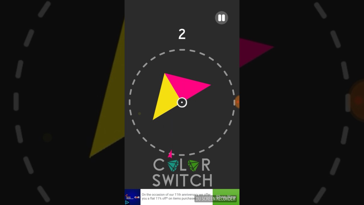 Color switch : Circular mode