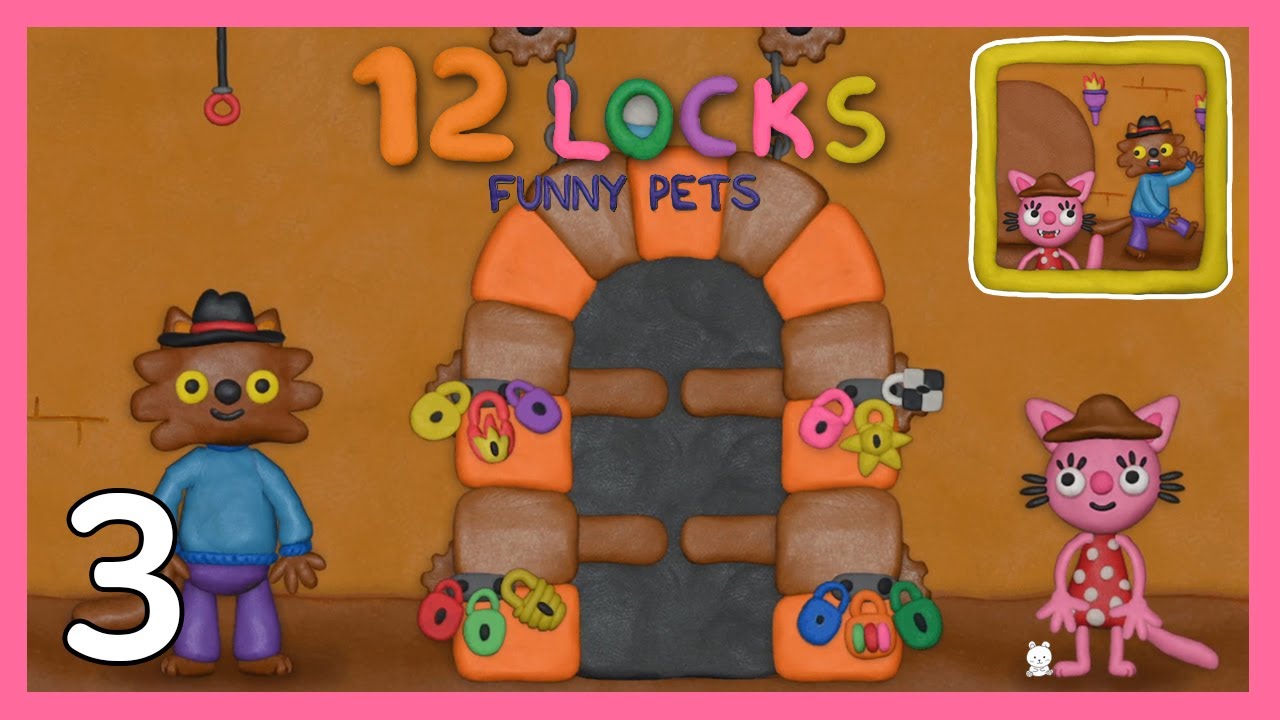 12 Locks Funny Pets Level 3 Walkthrough (RUD Present)