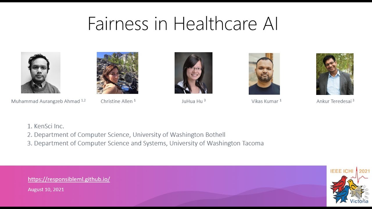 ICHI 2021 - Fairness in Healthcare AI Tutorial - Part 1 (Introduction)