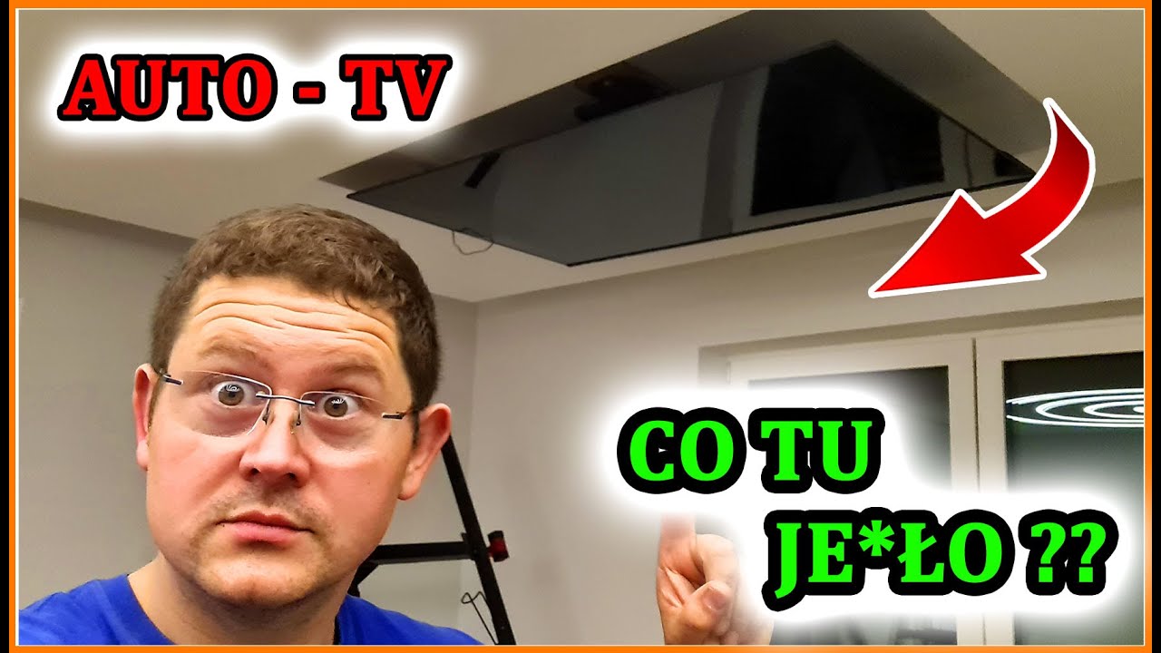 Montaż automatycznego uchwytu TV na suficie | Krok po kroku  - Dom za złotówkę odc. 85