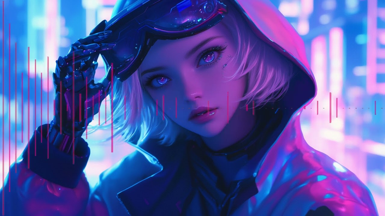 【Cyberpunk EDM】Flicker Beneath the Digital【Neon Lights & Glitch Effects】