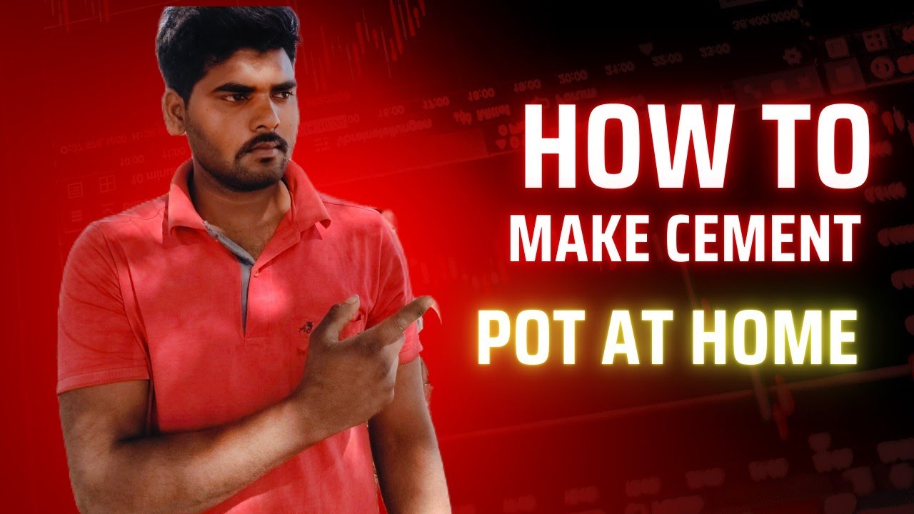 #Cement pot ko ghar pe kaise banaye #pot banane ka sahi tarika #how to make cement pot 