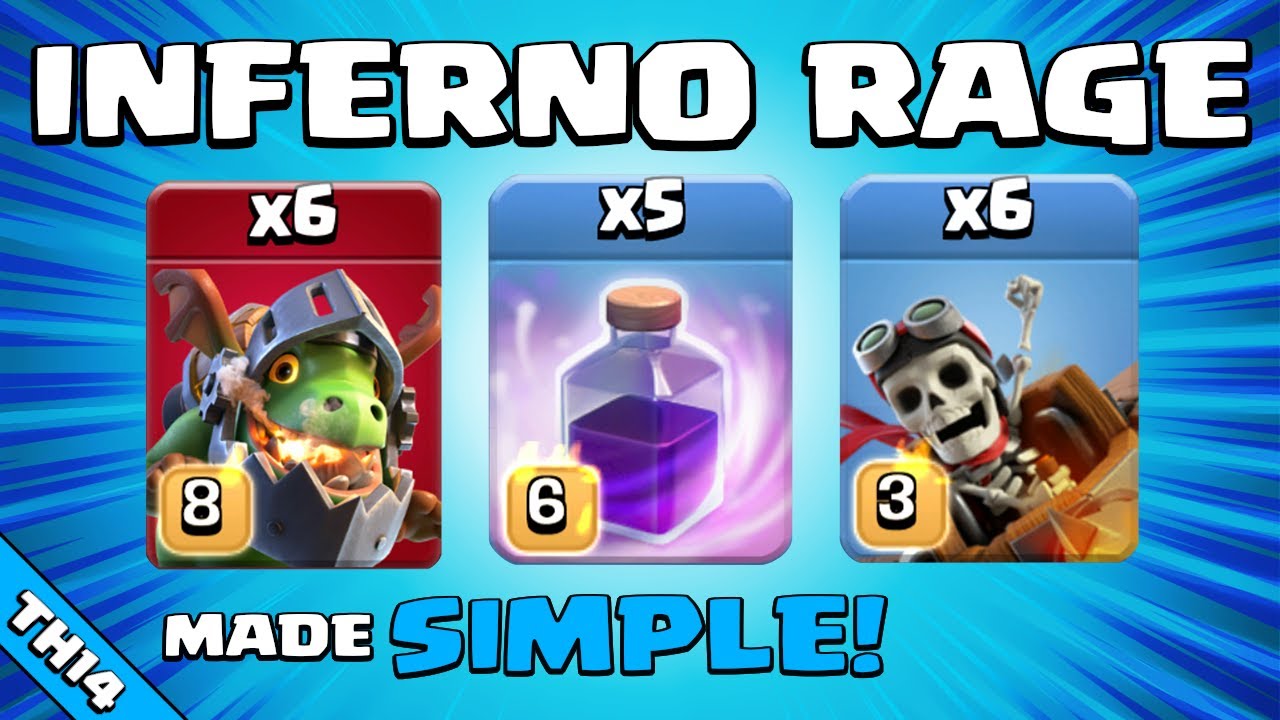 INFERNO RAGE = UNSTOPPABLE! TH14 Attack Strategy | Clash of Clans
