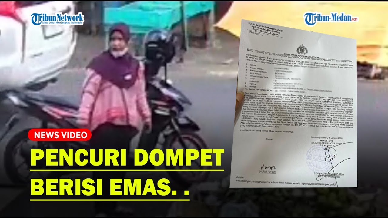 WAJAH Pencuri di Pasar Parluasan Terekam CCTV, Dompet Pedagang Berisi Emas Raib
