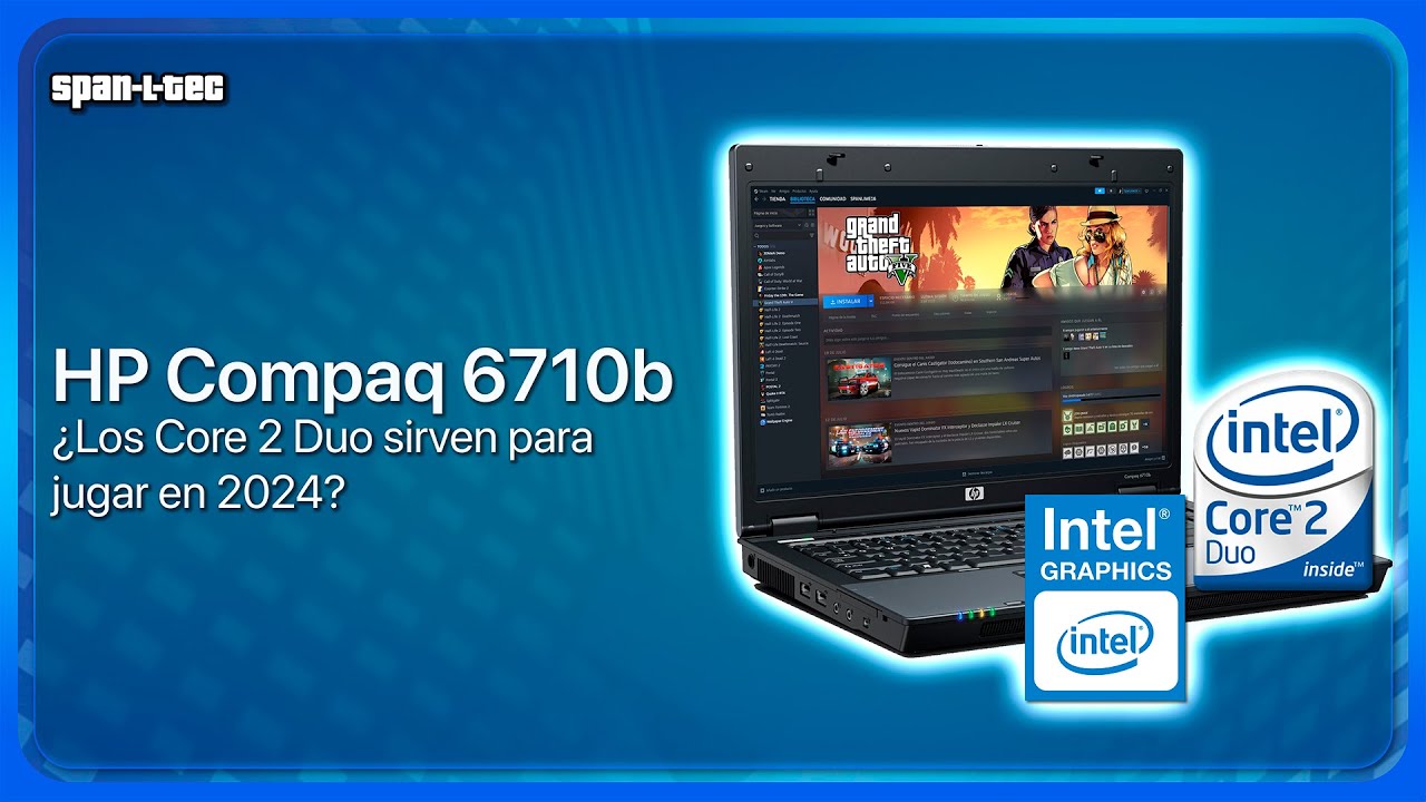 HP Compaq 6710b - ¿Los Core 2 Duo sirven para jugar en 2024?