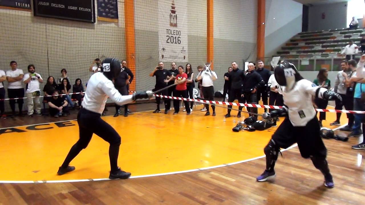 Espada ropera. Torneo. Toledo 2016