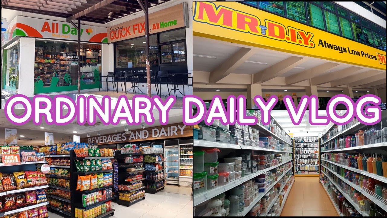 Ordinary Daily Vlog Shopping at All Day Mini-mart and Mr. DIY