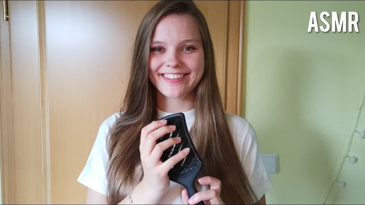 ASMR Extremely Relaxing Hair Brushing & Combing for Sleep 😴💤 Hair Play