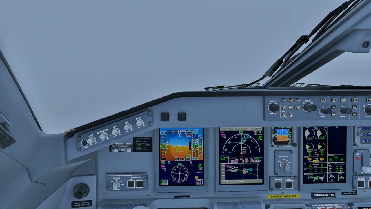 Very Low visibility Approach and Landing Ejet 175