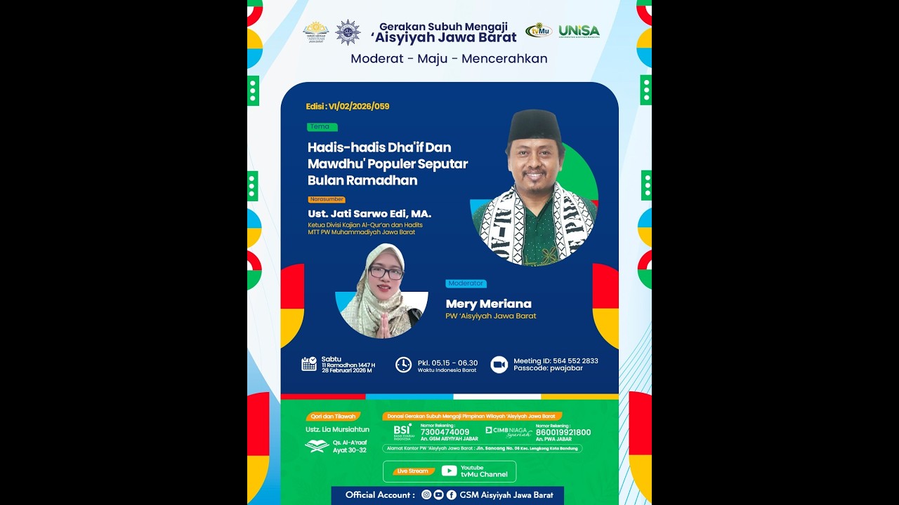 GSM | Hadis-hadis Dha'if Dan Mawdhu' Populer Seputar Bulan Ramadhan