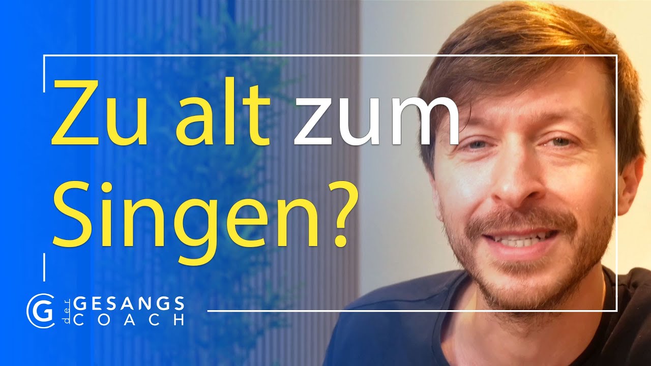 Singen lernen mit 40, 50, 60 Jahren? Ist das noch sinnvoll?