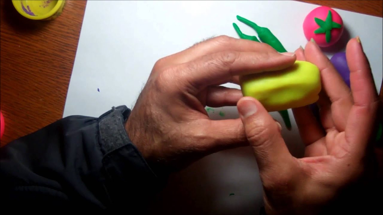Play-Doh vegetables