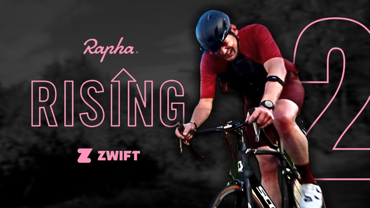 ALPE DU ZWIFT PR ATTEMPT at 97kg // Rapha Rising Stage 2 Tour of Fire and Ice (B) 2023