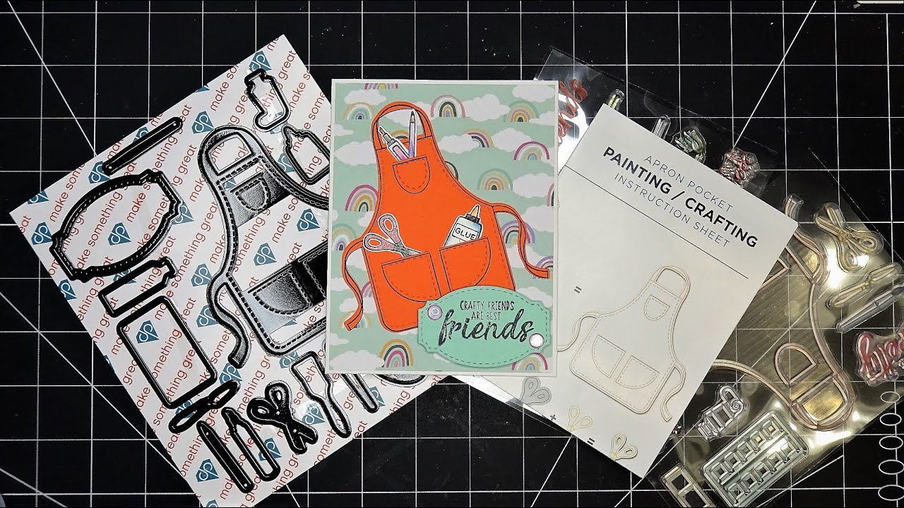 Diamond Press Apron Pocket Autoship, #1: Painting/Crafting Apron Review Tutorial!
