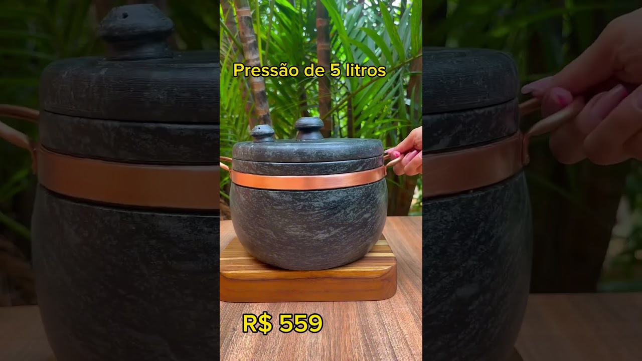 Tamanhos das Panelas de Press&atilde;o de Pedra!