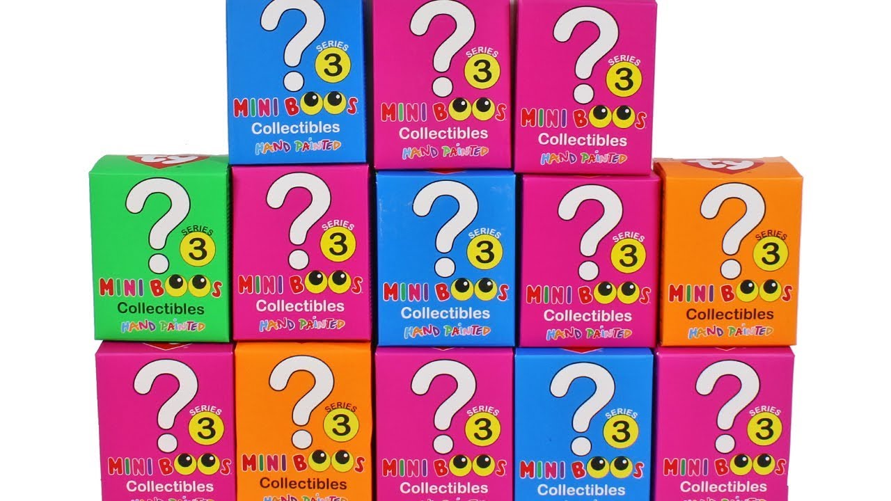 TY Mini Boos Collectibles Blind Boxes Series 3 FULL SET Unboxing Toy Review