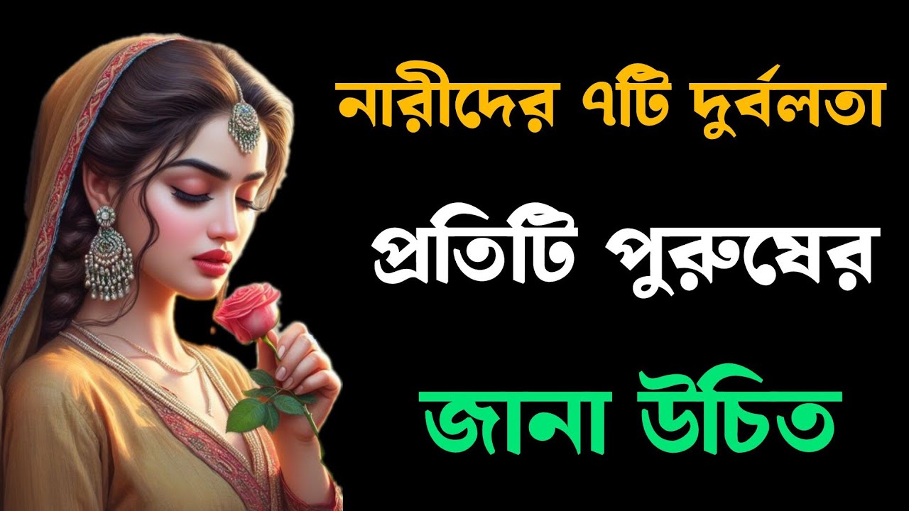 শুধু পুরুষরাই দেখবেন ❤️ নারীদের ৬টি দুর্বলতা। Moral Story। 6 Weaknesse of Women। Ukti। Bani