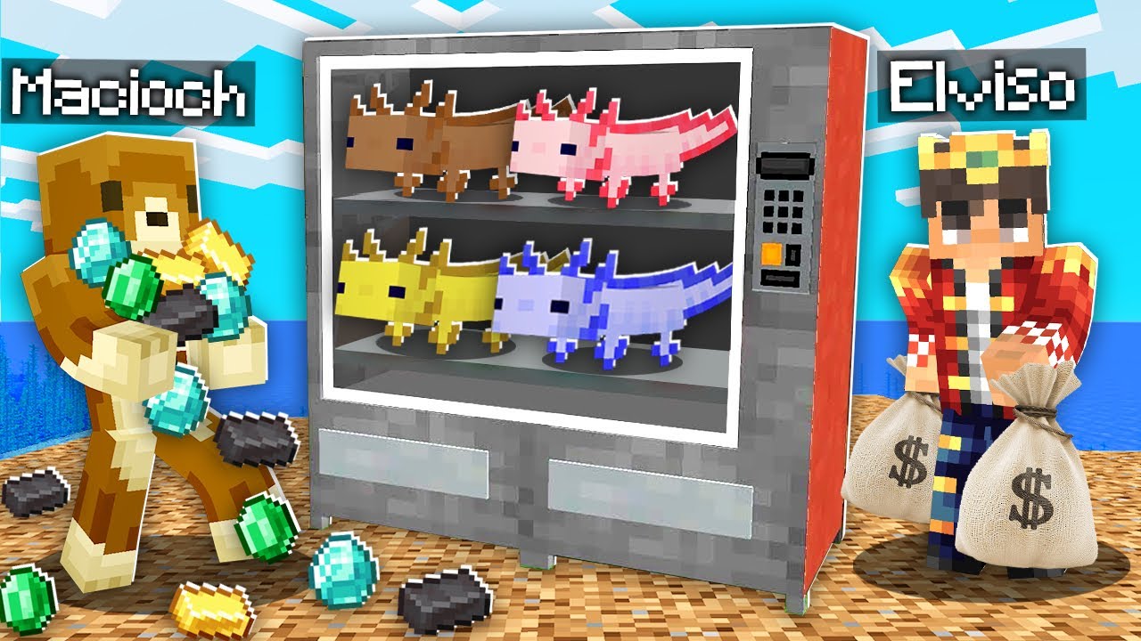 WYKUPIONO CAŁY MÓJ SKLEP z AXOLOTLAMI na SPRZEDAŻ w Minecraft 1.17!