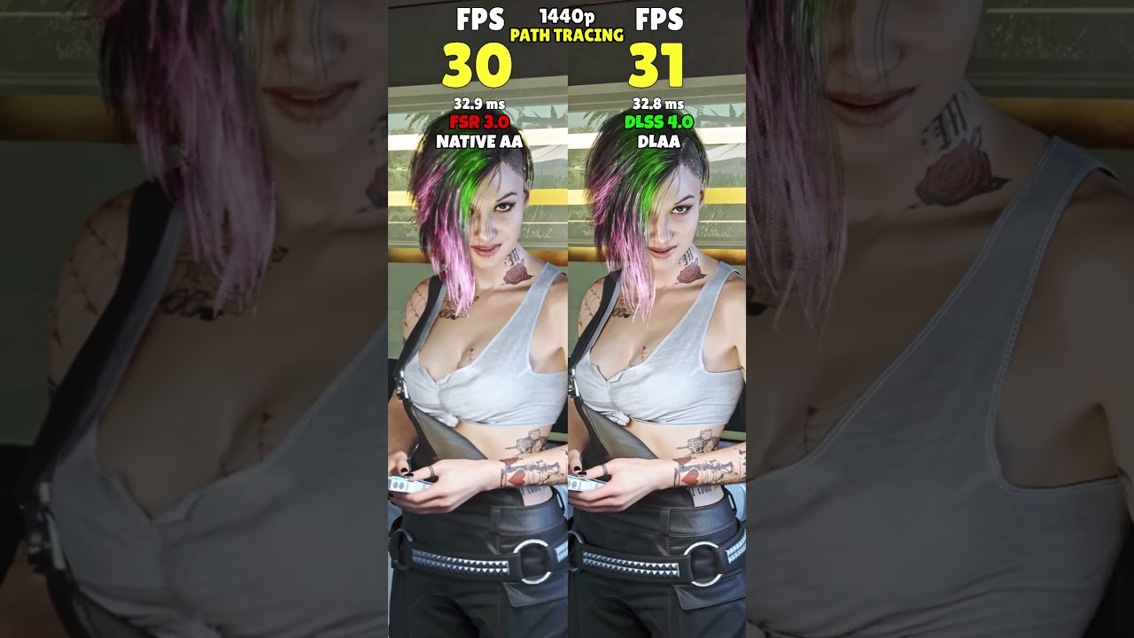 FSR 3.0 Native AA vs DLSS 4.0 DLAA (RTX 4060 Ti)