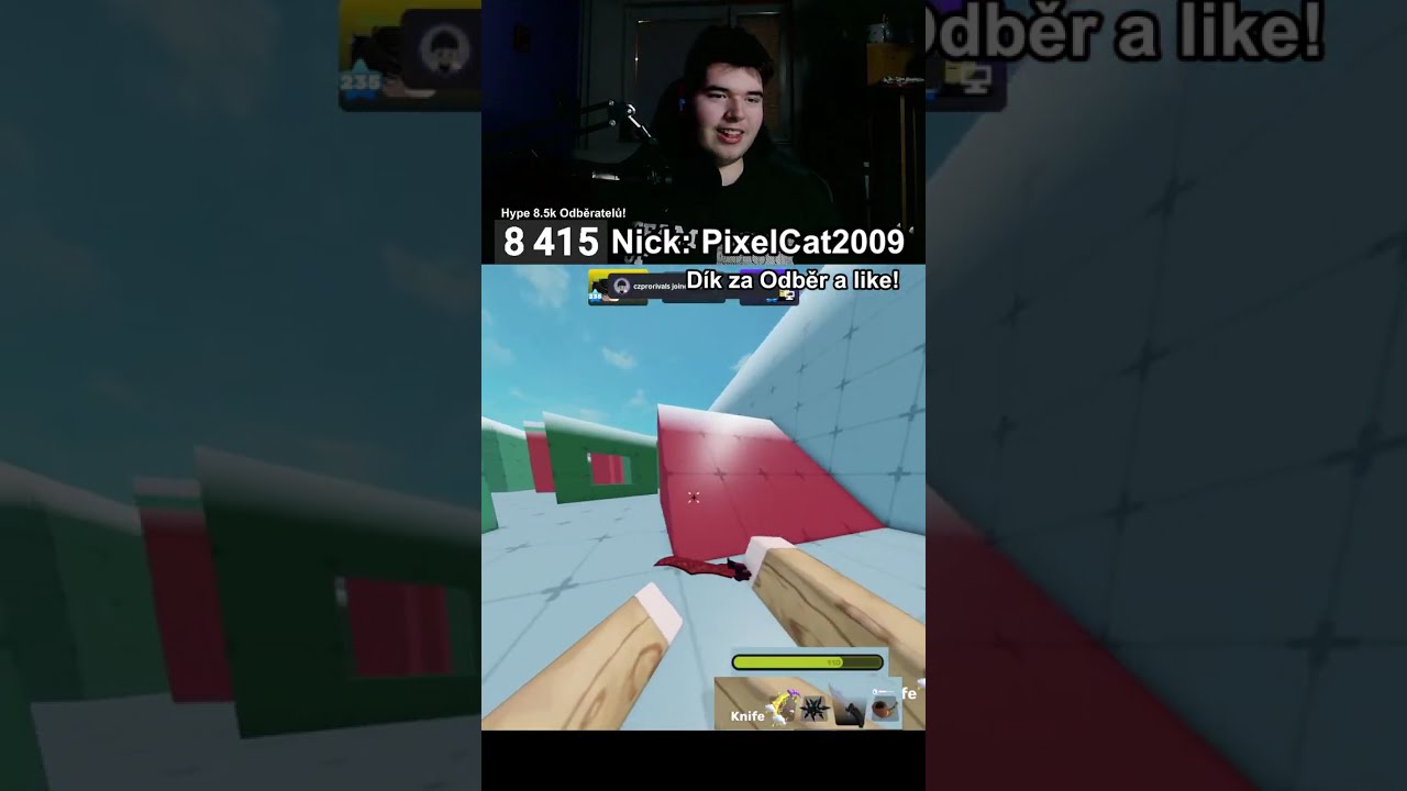 Zase streameccc do 20:00 niceee #shorts #cz #sk #mejny #roblox