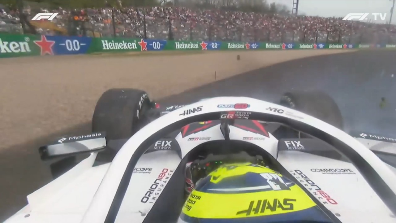 Oliver Bearman crash 2026 Japanese GP | Multi onboard